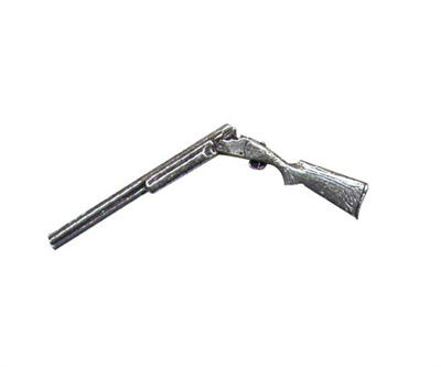 Bisley Pewter Pin - Broken Shotgun